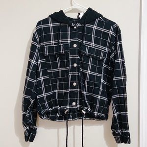 H&M plaid jacket